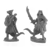 Dragonfolk Bard and Thief #44145 Bones Black Unpainted Plastic Figures - Your Source for Gaming Essentials* Clearance