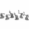 Tabletop Miniatures>Dungeon Dwellers Goblin Raiders (6) #07043 Bones USA Unpainted Plastic Figures - Your Source for Gaming Essentials