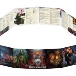 Board Games>Dungeons and Dragons RPG: Waterdeep - Dungeon of the Mad Mage DM Screen - Your Source for Gaming Essentials