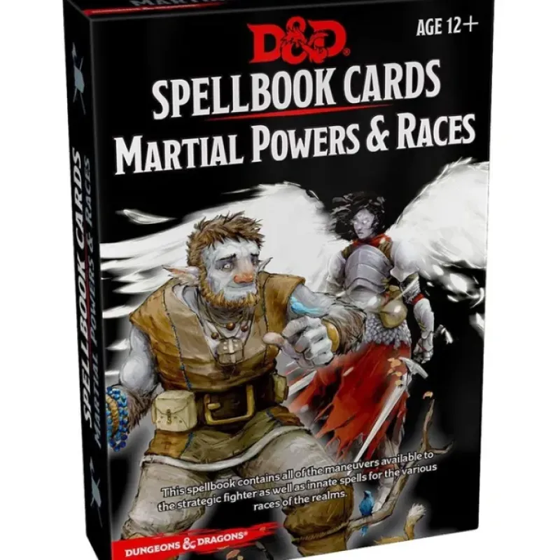 Board Games>Dungeons and Dragons RPG Spellbook Cards - 61 Card Martial Powers and Races Deck - Your Source for Gaming Essentials
