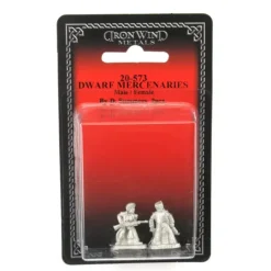 Tabletop Miniatures>Dwarf Mercenaries Male and Female #20-573 Shadowrun RPG Metal Ral Partha Figure - Your Source for Gaming Essentials