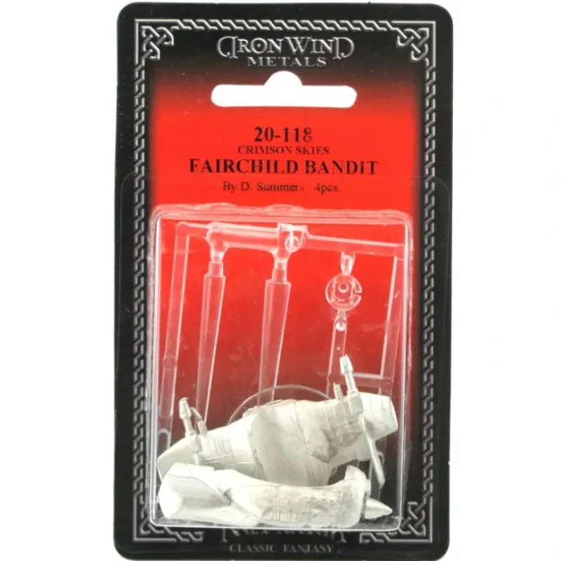 Fairchild Bandit #20-118 Crimson Skies RPG Metal Ral Partha Figure - Your Source for Gaming Essentials* Best