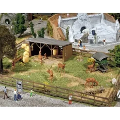 Discount Faller 130564 HO "Red Deer" Game Enclosure Building Kit - Your Source for Gaming Essentials Trains