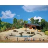 Outlet Faller 130565 Zoo Bison Display with Sheds and 5 Bison Figures Kit - Your Source for Gaming Essentials Trains