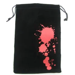 Dice>Fantasy Flight Supply Drawstring Dice Bag - Blood - Your Source for Gaming Essentials