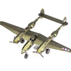 Toys>Fascinations ICONX P-38 Lightning Laser Cut 3D Metal Model Kit - Your Source for Gaming Essentials