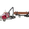 Toys>Fascinations ICONX Western Star 4900 Log Truck, Trailer Laser Cut 3D Metal Model - Your Source for Gaming Essentials