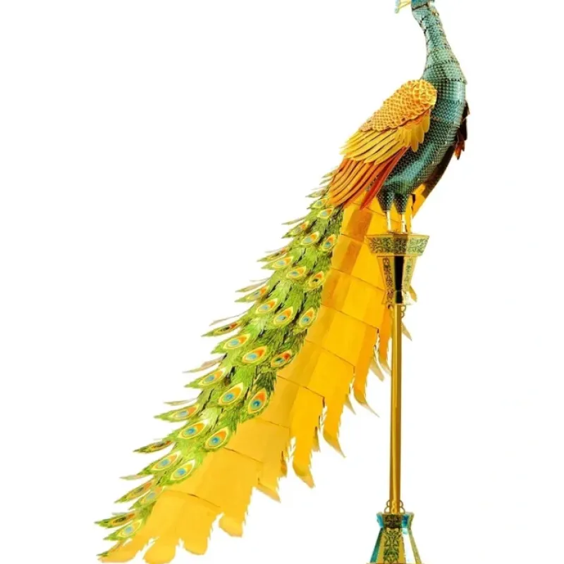 Toys>Fascinations Metal Earth Peacock Laser Cut Unassembled Color 3D Metal Model Kit - Your Source for Gaming Essentials