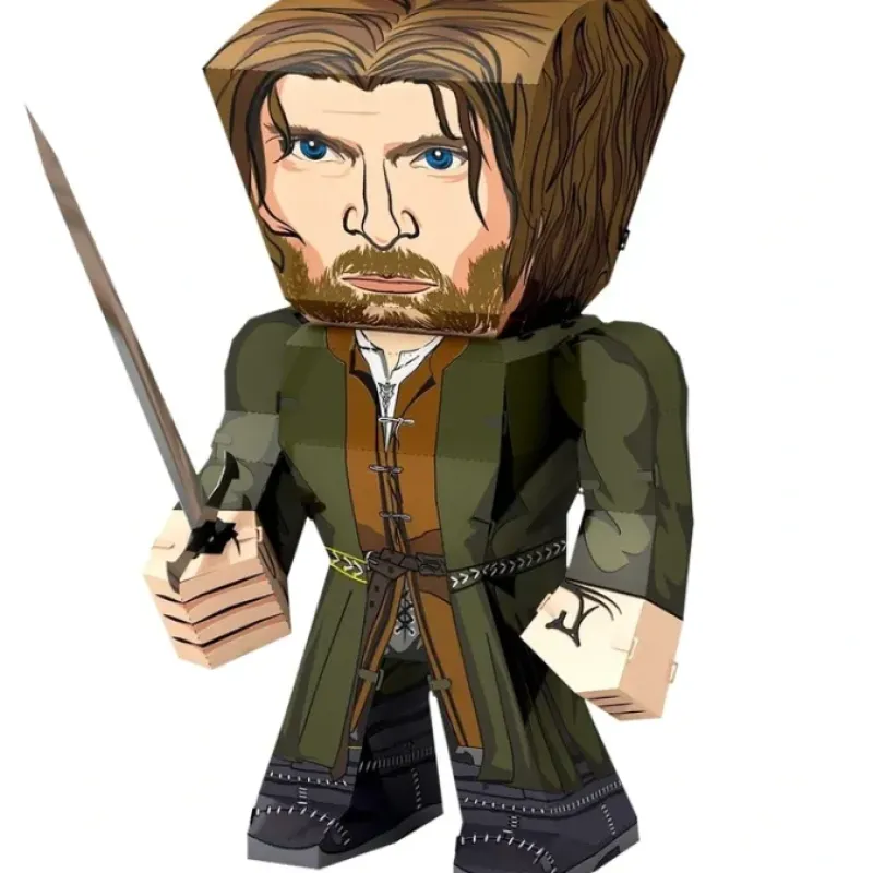 Toys>Fascinations Metal Earth Legends Lord of the Rings Aragorn 3D Metal Model Kit - Your Source for Gaming Essentials