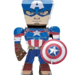 Toys>Fascinations Metal Earth Legends Captain America Laser Cut Color 3D Metal Model - Your Source for Gaming Essentials