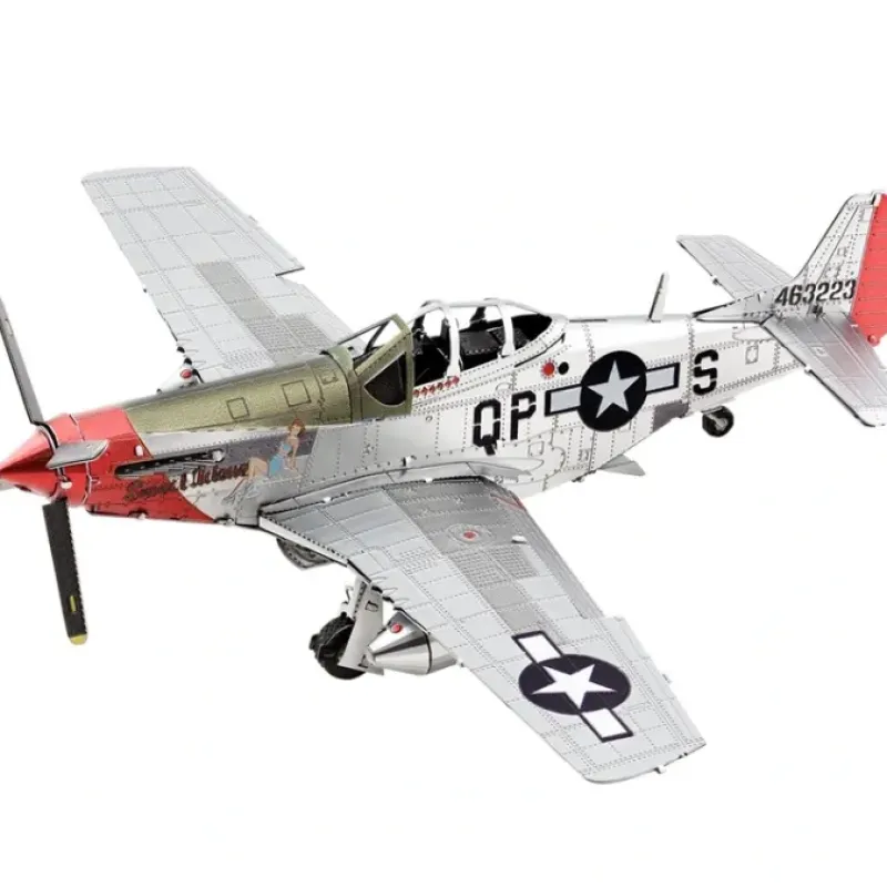 Toys>Fascinations Metal Earth Mustang P51D Sweet Arlene Laser Cut 3D Metal Model Kit - Your Source for Gaming Essentials