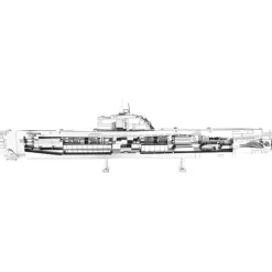 Toys>Fascinations Metal Earth German U-Boat Type XXI 3D Metal Model Kit - Your Source for Gaming Essentials