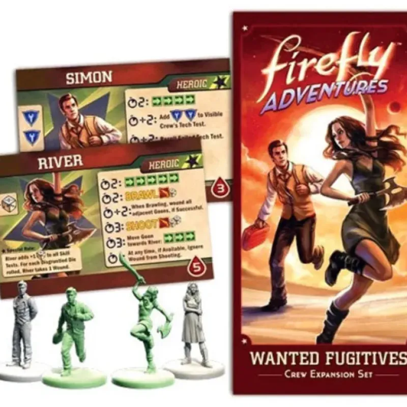 Board Games>Firefly Adventures: Wanted Fugitives Crew Expansion Set - Your Source for Gaming Essentials