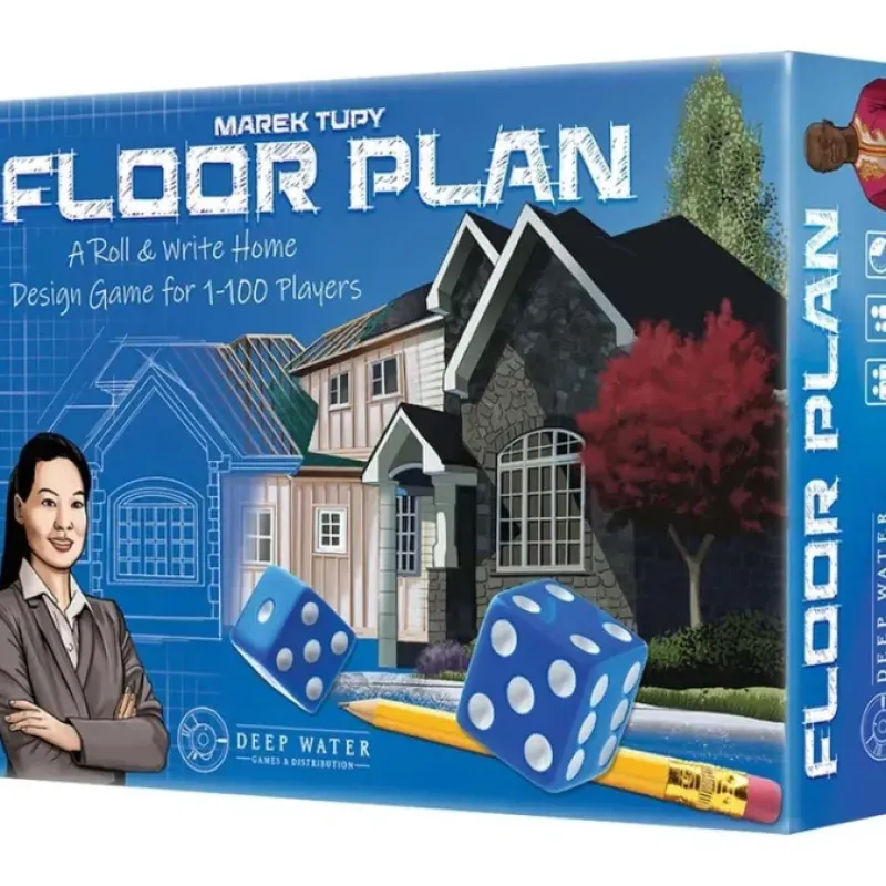 Board Games>Floor Plan, A Roll & Write Home Design Game - Your Source for Gaming Essentials