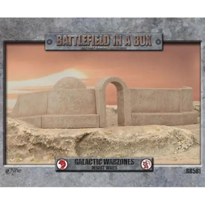 Tabletop Miniatures>Gale Force Nine Galactic Warzones - Desert Walls - Your Source for Gaming Essentials