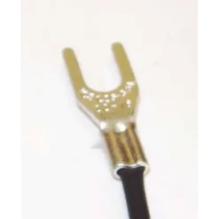 Clearance Gargraves 932W-24 8" Pigtail , 16 AWG, White with Forked connector (24) - Your Source for Gaming Essentials Trains