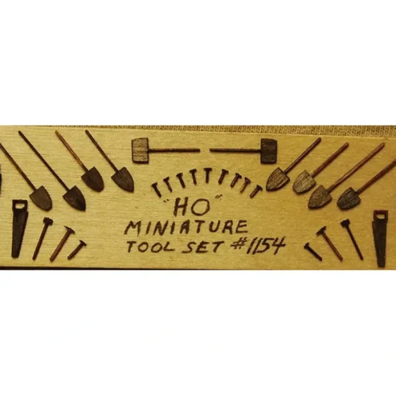 Outlet GCLaser 1154 HO Hand Tools - Hand Saws, Shoverls,& More (Set of 30) - Your Source for Gaming Essentials Trains