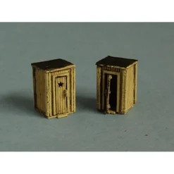 Outlet GCLaser 5159 Z Scale Out House Kit (Pack of 2) - Your Source for Gaming Essentials Trains