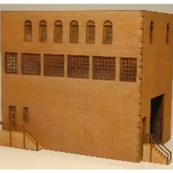 Clearance GCLaser 55605 Z 4-Story Angled Background Building - #2 Building Back Kit - Your Source for Gaming Essentials Trains