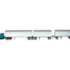 Discount Herpa 6263 HO Kenworth T-600 40' Smooth Tractor Trailer W/Two 27' Trailers - Your Source for Gaming Essentials Trains