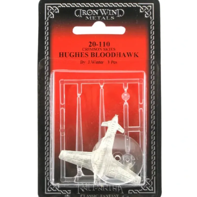Tabletop Miniatures>Hughes Aviation Bloodhawk #20-110 Crimson Skies RPG Metal Ral Partha Figure - Your Source for Gaming Essentials