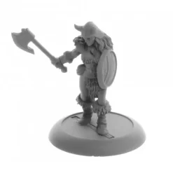 Tabletop Miniatures>Human Barbarian, Jana Frostwind #04083 Dark Heaven Legends Unpainted Metal Mini - Your Source for Gaming Essentials