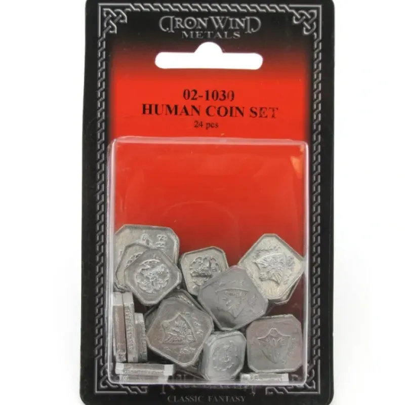 Tabletop Miniatures>Human Coins #02-1030 Classic Ral Partha Fantasy RPG Accessory - Your Source for Gaming Essentials