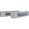 Online InterMountain 30263 Matson 40' Corrugated Container (Pack of 2) - Your Source for Gaming Essentials Trains