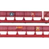 Discount JL Innovative Design 605 Brown Custom Fencing Pre-Painted & Labeled - Your Source for Gaming Essentials Trains