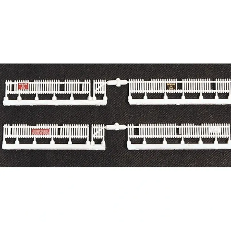 New JL Innovative Design 361-805 HO Scale Picket Fence Weathered W/Signs - Your Source for Gaming Essentials Trains