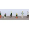 JTT Scenery Products 95572 HO Flower Plants Potted Assortment Set #4 (Pack of 6) - Your Source for Gaming Essentials Trains