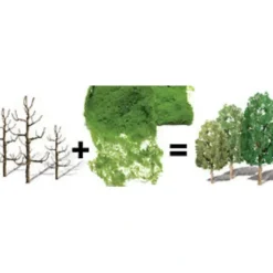 JTT Scenery Products 92023 N 1.5"-3" Professional Sycamore Trees (Pack of 16) - Your Source for Gaming Essentials Trains
