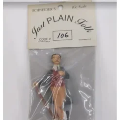 Just Plain Folk 106 Man with Mustache Holding Cane - Your Source for Gaming Essentials Trains