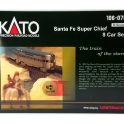 Outlet Kato 106-076 N Santa Fe Super Chief Passenger Cars (Set of 8) - Your Source for Gaming Essentials Trains