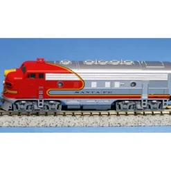 Hot Kato 176-2124 N Scale Santa Fe/Warbonnet F-7A Diesel Locomotive #37 - Your Source for Gaming Essentials Trains