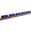 Kato 106-6140 N TTX Gunderson 5-Unit Stack Car w/40' APL Containers #75054 - Your Source for Gaming Essentials Trains