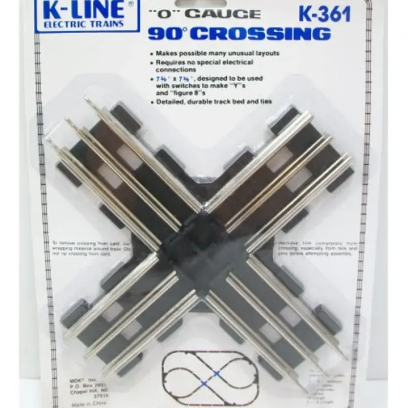 New K-Line K-0361 O 90 Tubular Crossover - Your Source for Gaming Essentials Trains