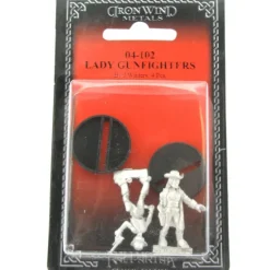 Lady Gunfighters (2) #04-102 Classic Ral Partha Fantasy RPG Metal Figure - Your Source for Gaming Essentials* Outlet