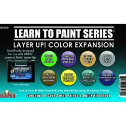 Tabletop Miniatures>Learn to Paint Kit #08909 Layer Up! Color Expansion - Your Source for Gaming Essentials