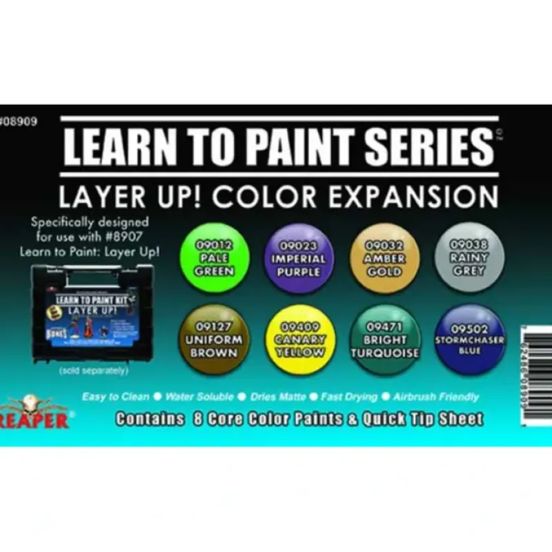 Tabletop Miniatures>Learn to Paint Kit #08909 Layer Up! Color Expansion - Your Source for Gaming Essentials