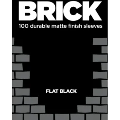 Cards>Legion Brick Sleeves with Box - Flat Black (100) - Your Source for Gaming Essentials