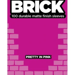 Cards>Legion Brick Sleeves with Box - Pretty in Pink (100) - Your Source for Gaming Essentials
