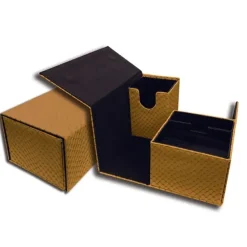 Cards>Legion Elder Dragon Vinyl Vault Box, Holds up to 200 Sleeved Cards - Gold - Your Source for Gaming Essentials