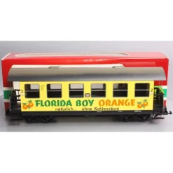 Clearance LGB 3072 G Scale Florida Boy Orange Passenger Car LN/Box - Your Source for Gaming Essentials Trains