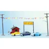 Hot Life Like 1324 HO Scene Master Scene Essentials Used Car Lot - Your Source for Gaming Essentials Trains