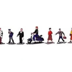 Online Life Like 1682 HO Townspeople with Motorcycle Figures (Set of 7) - Your Source for Gaming Essentials Trains