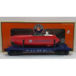 Outlet Lionel 6-26785 O Flatcar w/Power Boat - Your Source for Gaming Essentials Trains
