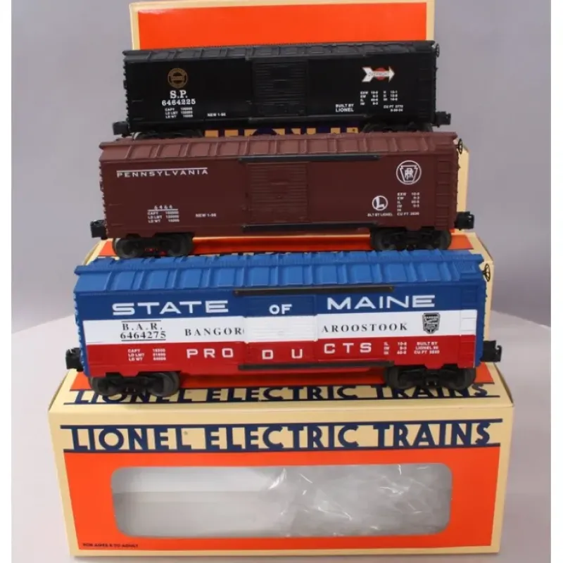 Online Lionel 6-19272 O Gauge 6464 Boxcars Series #4 Set LN/Box - Your Source for Gaming Essentials Trains