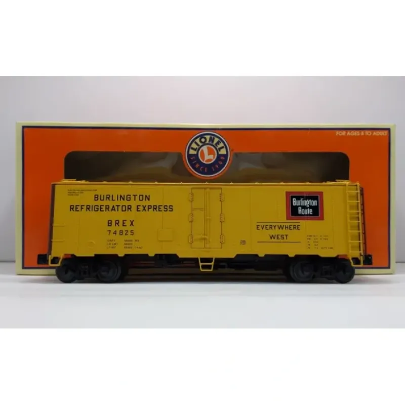 Best Lionel 6-17339 O Gauge Burlington Steel Sided Refrigerator Car #74825 LN/Box - Your Source for Gaming Essentials Trains