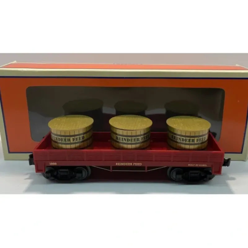 Online Lionel 6-81990 O Gauge Christmas Gondola with Reindeer Feed Vats #1888 - Your Source for Gaming Essentials Trains